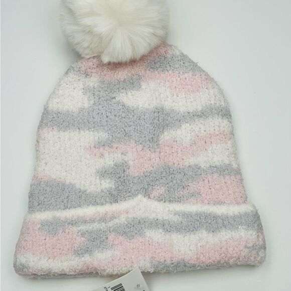 𝅺JENNI beautiful pastel stocking hat with pom pom. Soft soft and beautiful. NWT - Picture 1 of 3
